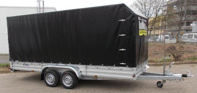 RH-169Planenanhnger, 2600kg GG, 1950kg NL, Lademae 500x175x200cm, Alutrail Tandem gebremst.