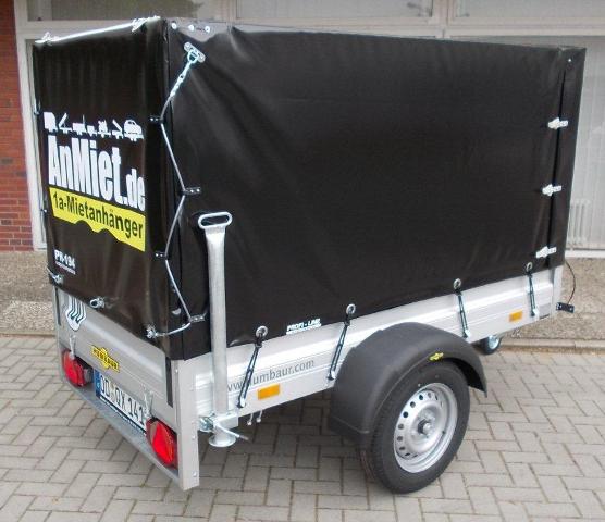 PH-193Planenanhnger, 750kg GG, 600kg NL, Lademae 201x102x120cm, Humbaur Startrailer ungebremst, Tempo 100.