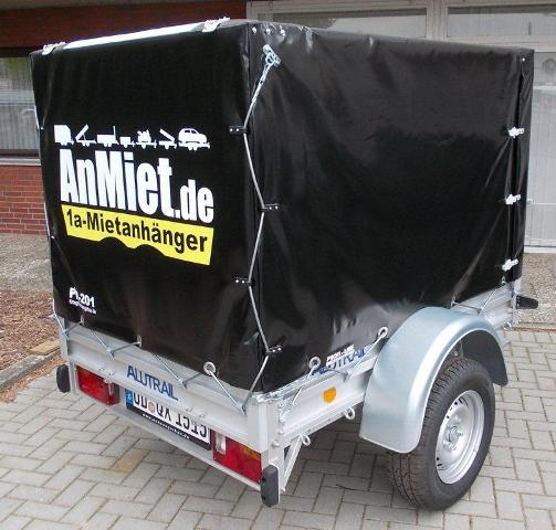 PH-201Planenanhnger, 750kg GG, 560kg NL, Lademae 170x115x120cm, Alutrail ungebremst, Tempo 100.